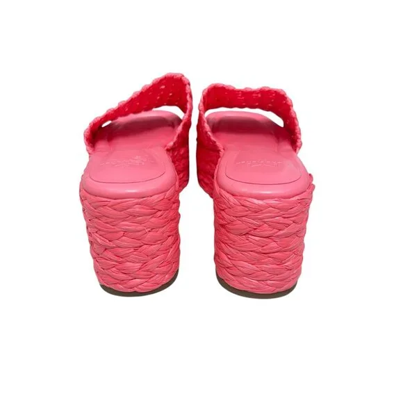 NWOT Marc Fisher Priya Women's Platform Slides in Medium Pink size 8.5 - Picture 4 of 9